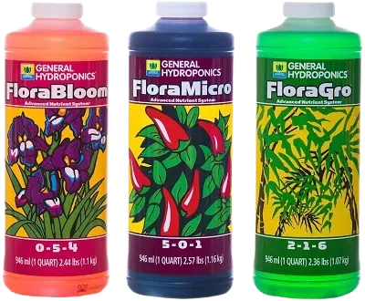 flora series nutrients for hydroponics